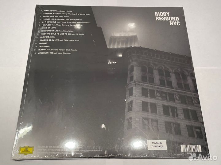 Moby resound nyc 2lp yellow vinyl