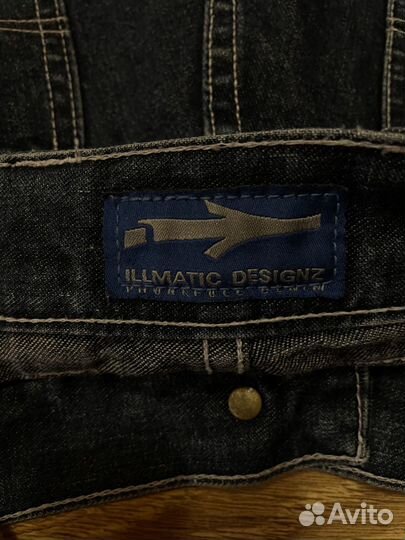 Широкие реп шорты/бриджи, винтаж, 52