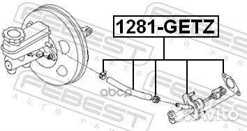 Цилиндр сцепления главный Hyundai Getz 1.1/1.3