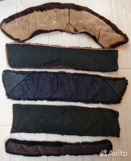 Пристяжной съёмный воротник. Натуральный мех