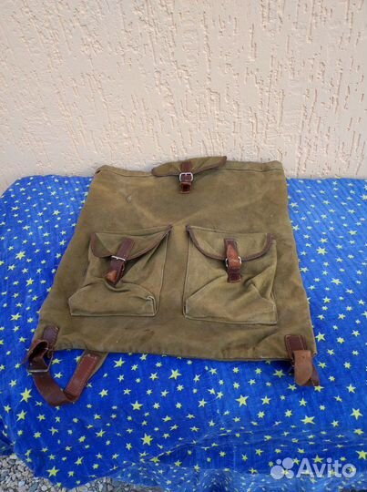 Рюкзак брезентовый хаки СССР