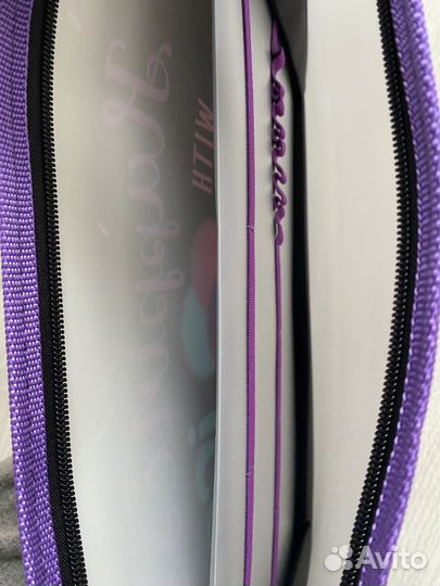 Папка для труда А4 на молнии 2отд Hatber Ice cream