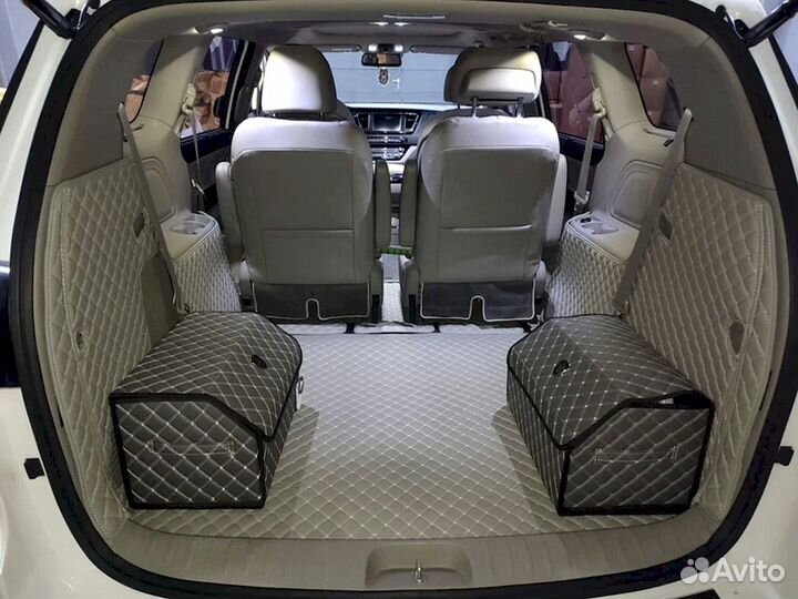 3D коврики из экокожи Maybach