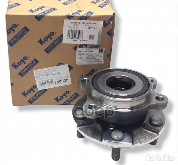 Подшипник перед ступицы 3dacf041D3KR Koyo