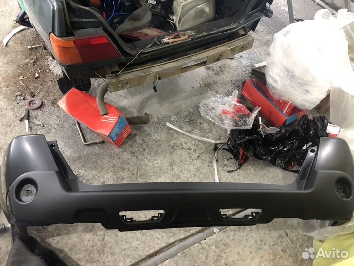 Бампер задний нисан х трэйл