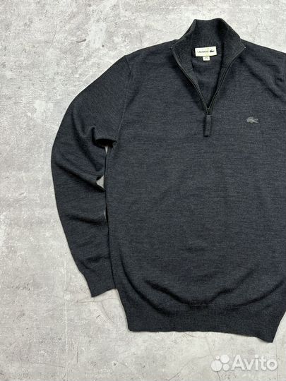 Шерстяной свитер Lacoste 1/4 zip
