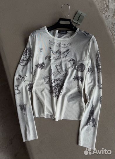 Лонгслив balenciaga женский 2 цвета