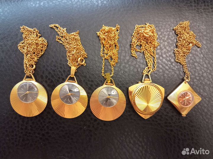 Часы кулон Слава,Заря,Чайка СССР
