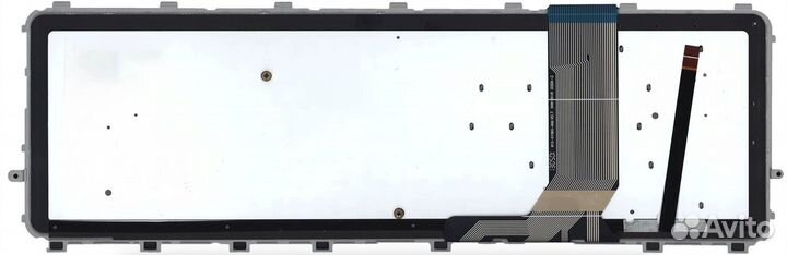 Клавиатура HP Envy 15T-J с серебристой рамкой, с п