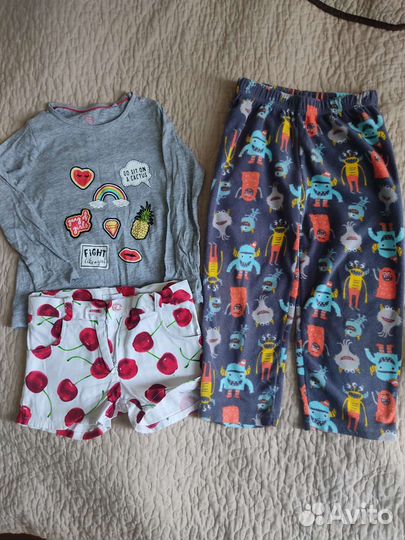 Вещи на девочку пакетом 4-5 лет