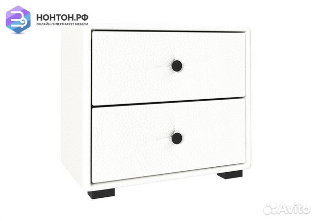 Тумба прикроватная Tango экокожа белая