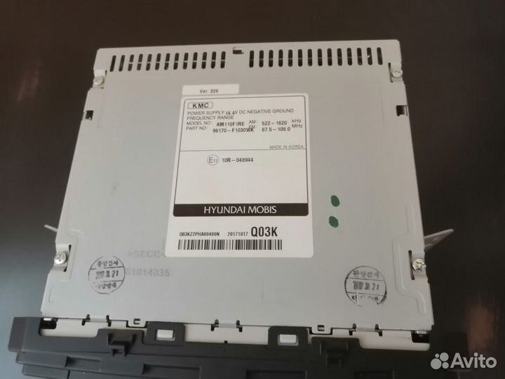 Автомагнитола оригинал Hyundai Mobis