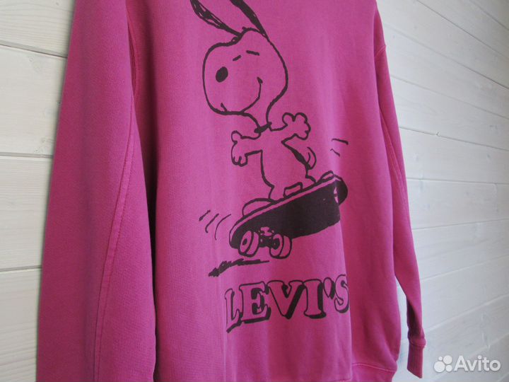 Levis x Peanuts женский оверсайз свитшот