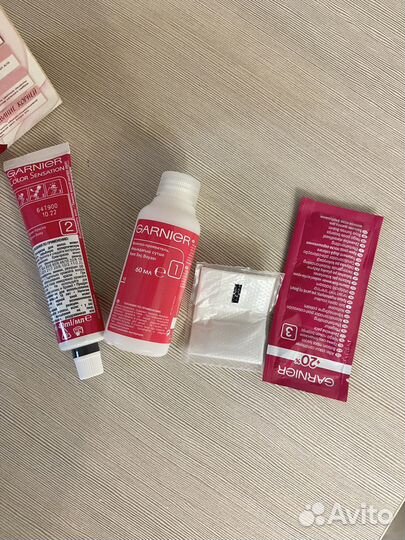 Краска для волос светло розовая Garnier