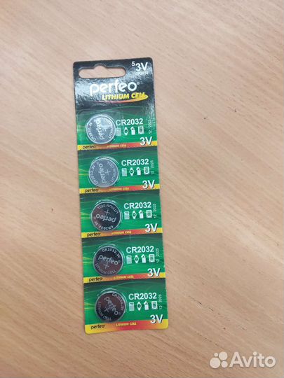 Батарейки perfeo CR2032