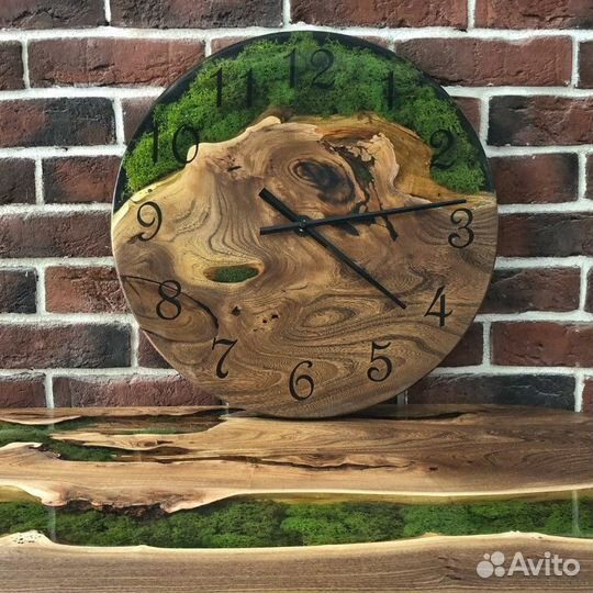 Часы из эпоксидной смолы