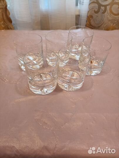 Стаканы для виски. Шесть штук, новые