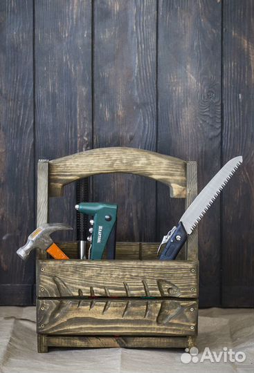 Деревянный ящик для пива 