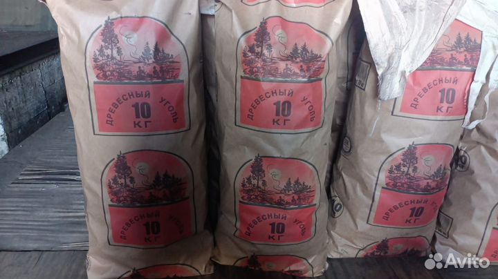 Древесный березовый уголь