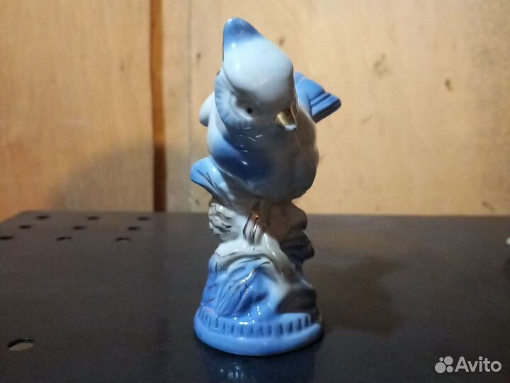 Фарфоровая статуэтка Гжель Синица