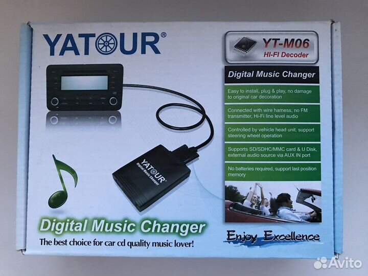 USB-адаптер yatour YT-M06 mazda 3BL
