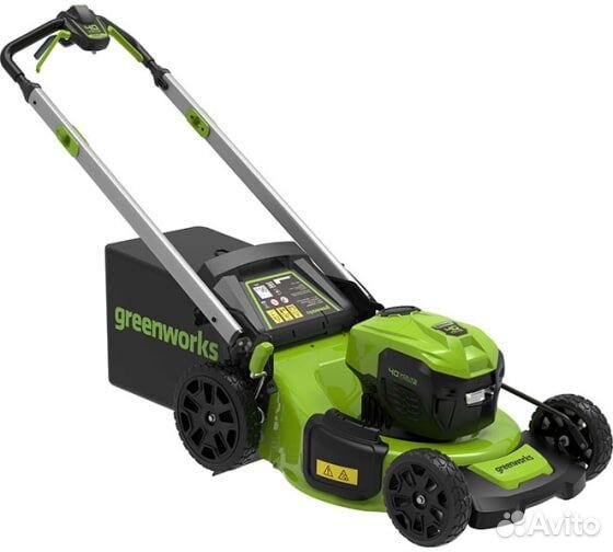 Аккумуляторная газонокосилка GreenWorks GD40LM48SP