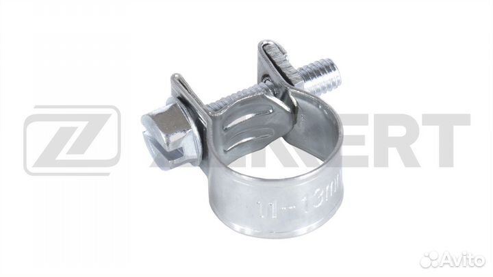 Хомут силовой 11-13 мм (оцинк. сталь)