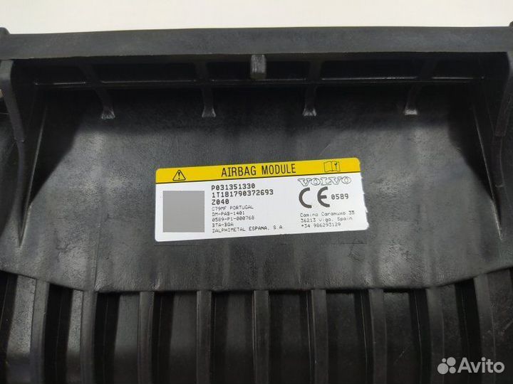 Б/У Б/У Подушка безопасности 31351330 volvo
