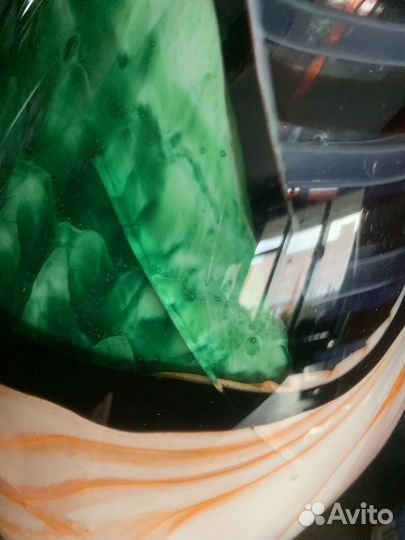 Вазы из цветного стекла