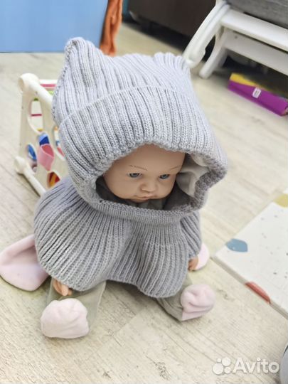 Шапка шлем Журавлик 42 44