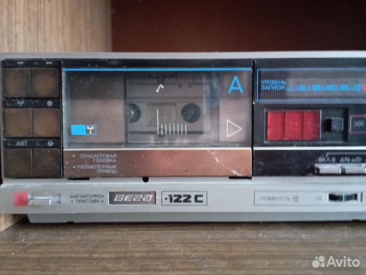 Кассетная дека вега 122