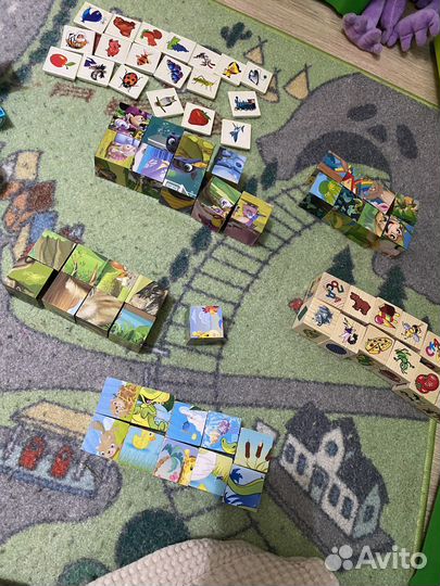 Кубики деревянные