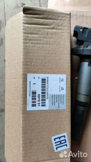 Катушка зажигания EP6 Delphi 1607576780