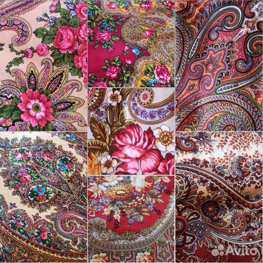 Павлопосадский платок (некондиция)