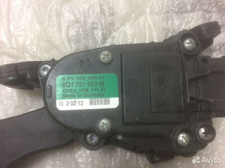 Педаль газа Skoda Fabia Roomster Rapid VW Polo