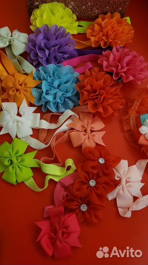 Украшение для волос, банты, ободок