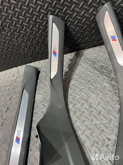 Накладки порогов внутренние M trchnic BMW X5 F15