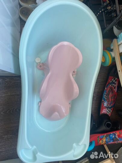 Ванночка для купания с горкой