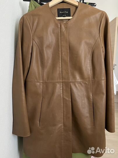 Куртка кожаная женская Massimo Dutti