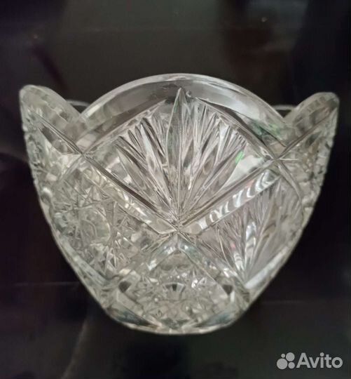 Хрустальная конфетница салатница ваза