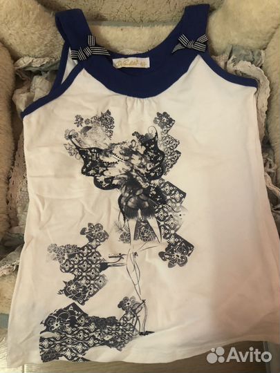 Детские вещи пакетом для девочки 104,110