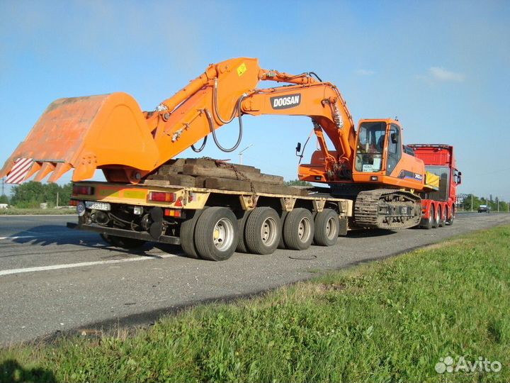 Перевозки негабарита тралом без посредников