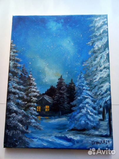 Картина маслом на холсте