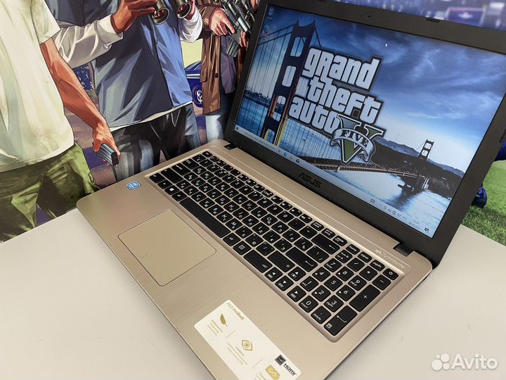 Как Новый Ноутбук Asus 4 ядра/SSD/Коробка