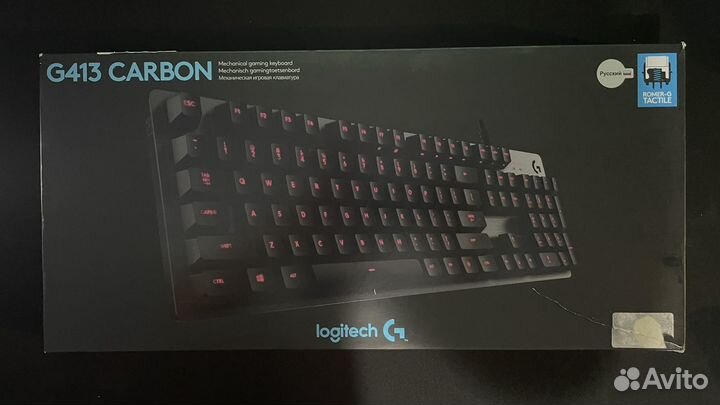 Игровая клавиатура logitech g413 carbon
