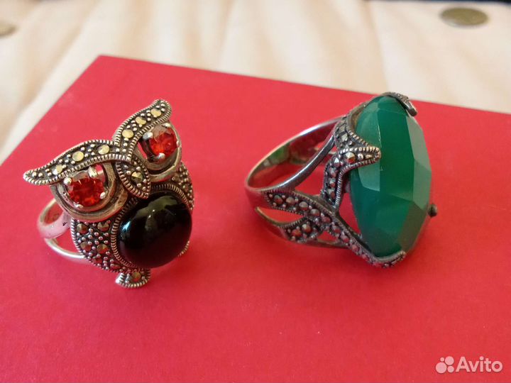 Кольца серебро