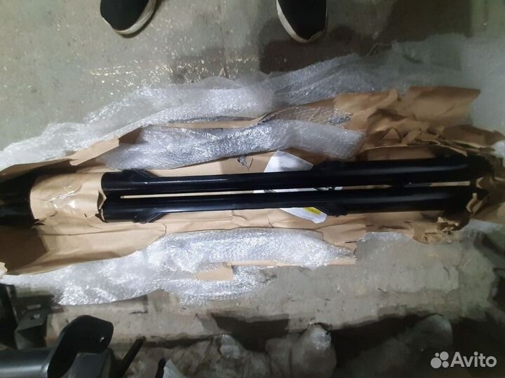 Защита порогов с накладками LADA 