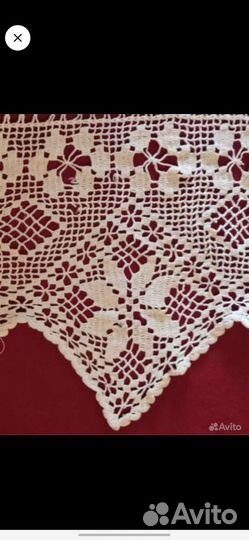 Кружево СССР ришелье кисти лён