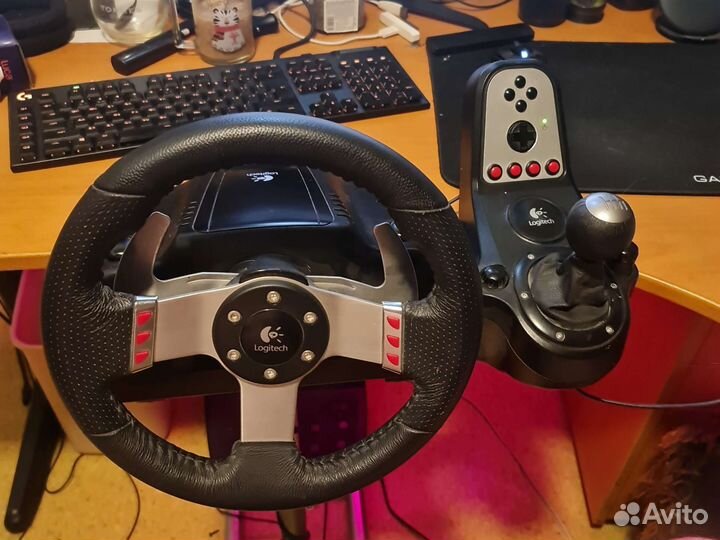 Руль logitech g27 со стойкой