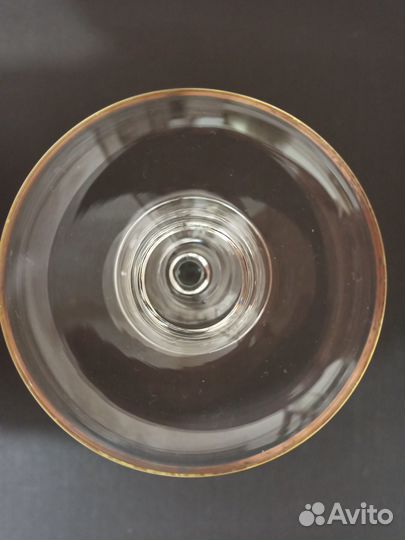 Подсвечник из богемского стекла.Чехия